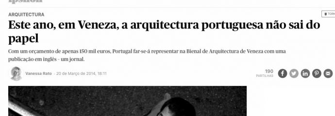 A Arquitectura portuguesa em Veneza