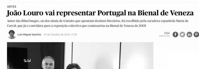 João Louro na Bienal de Veneza