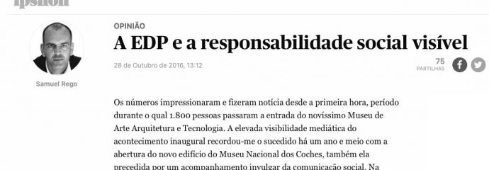 Opinião – A EDP e a responsabilidade social