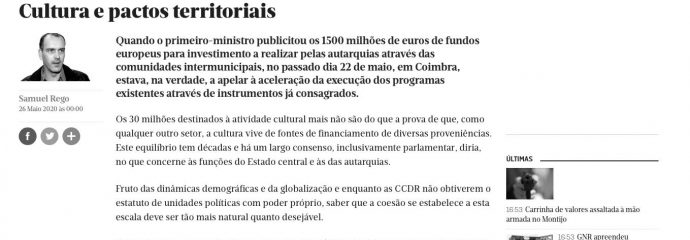 Opinião – Pactos territoriais