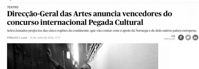 Vencedores do Programa Pegada Cultural